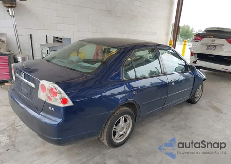 2001 Honda Civic Ex from USA, damaged, VIN JHMES26751S000628